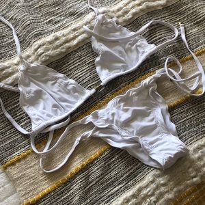 Brand new white bikini (double layer)